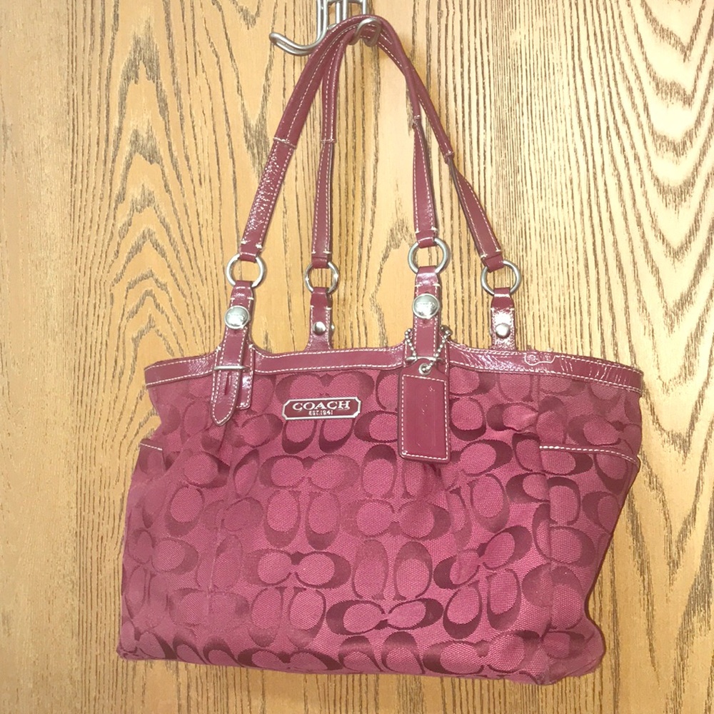 Maroon Coach purse